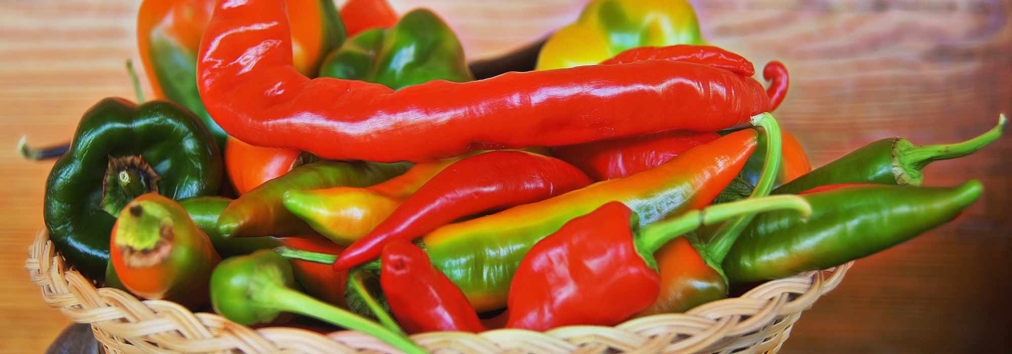 Choosing peppers and chillis
