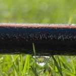 Watering with a porous hose