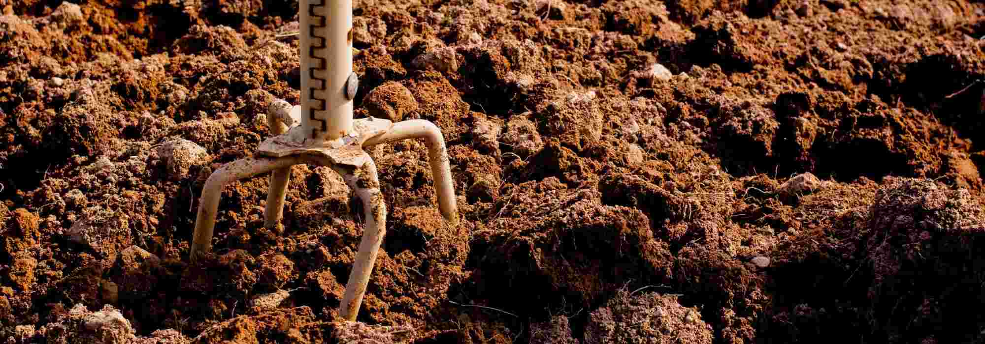 What is a rotary hoe used for?